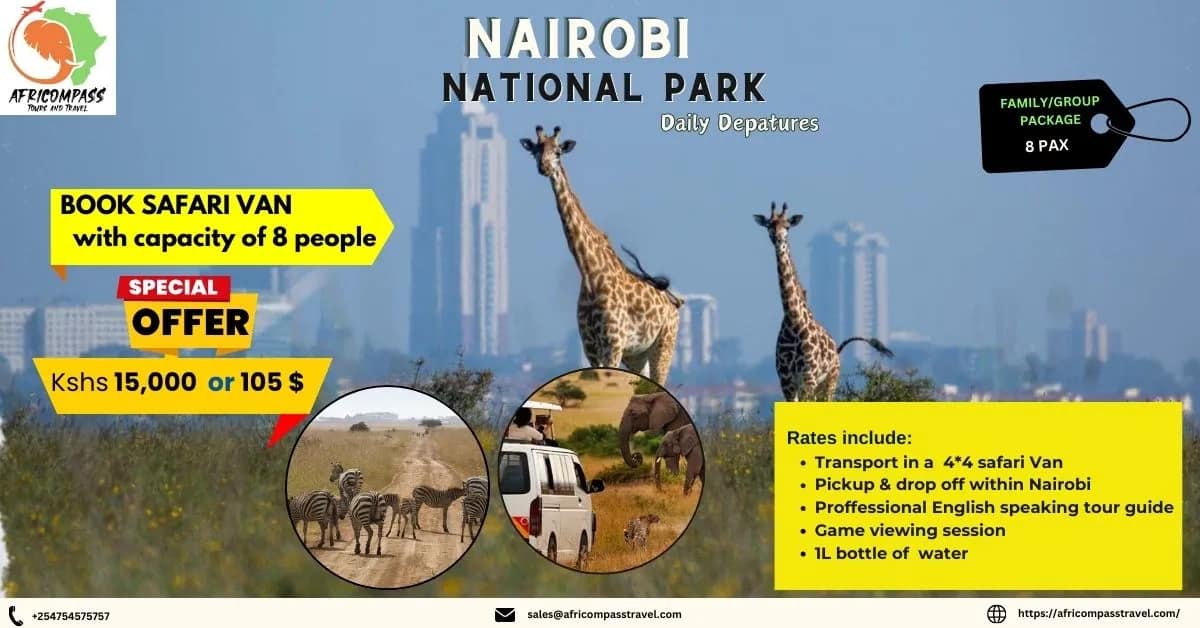 A Guide To The Best Safari In Kenya 2 Nairobi national pack price